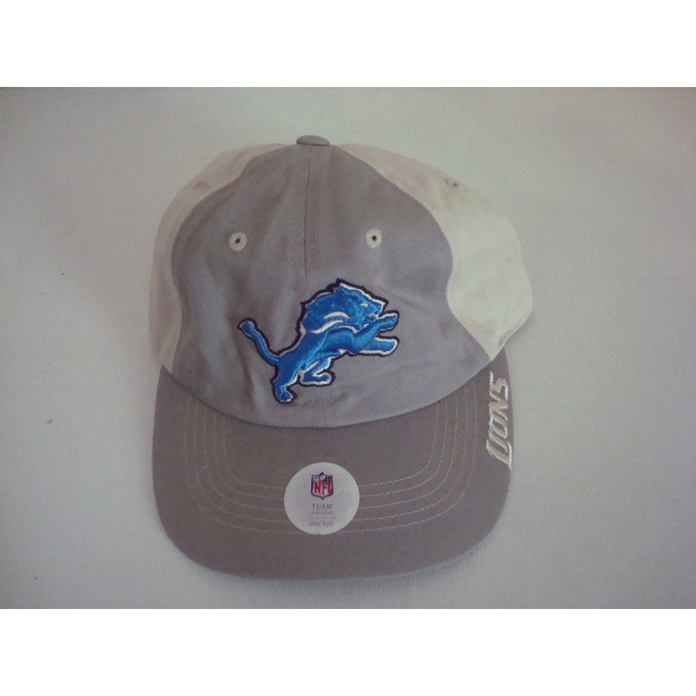 DETROIT LIONS STRAPBACK 00S Y2K‎  NEW HAT CAP DEADSTOCK  VINTAGE T7